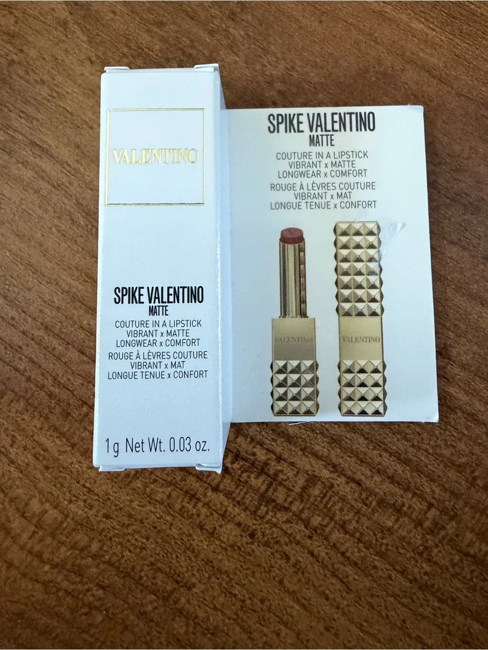 Valentino Travel Spike Matte Lipstick in 100R, Stand out in Nude BNIB!
